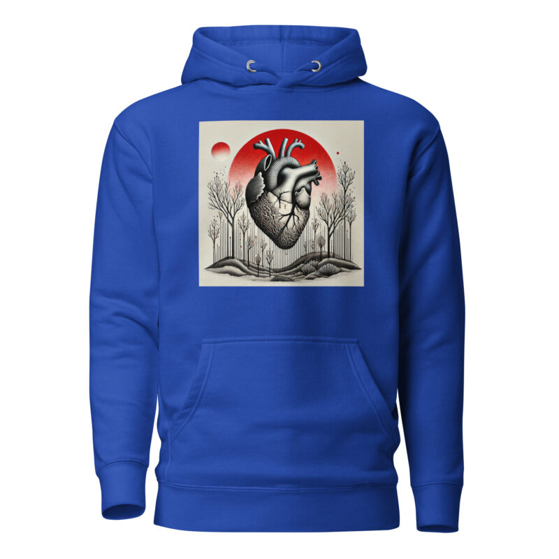 Herz im Schattenwald Unisex-Kapuzenpullover – Hoodies – klamottn.de