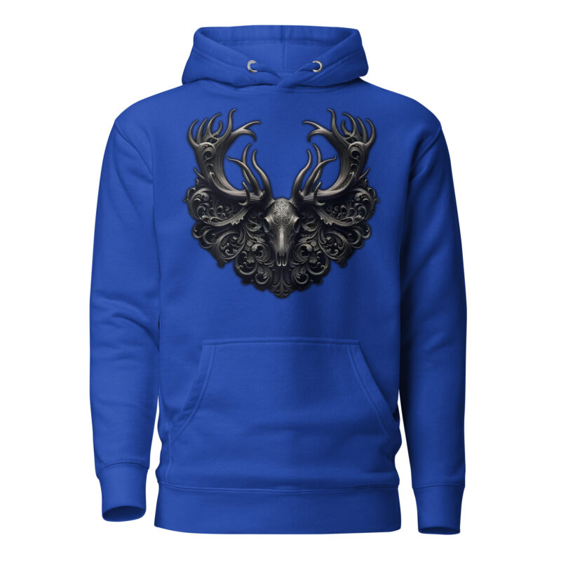 Mystischer Hirschschädel Unisex-Kapuzenpullover – Hoodies – klamottn.de