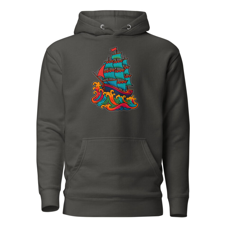 Wildes Piratenschiff Unisex-Kapuzenpullover – Hoodies – klamottn.de
