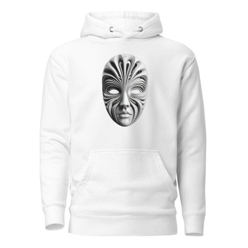 Futuristische Skulpturenmaske Unisex-Kapuzenpullover – Hoodies – klamottn.de