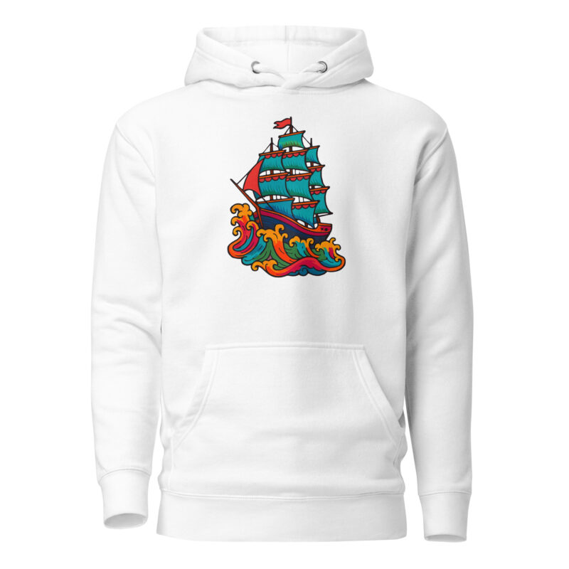 Wildes Piratenschiff Unisex-Kapuzenpullover – Hoodies – klamottn.de