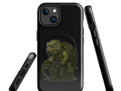 Wütende Schildkröte auf Granate Hardcase iPhone®-Hülle mit MagSafe® – Accessoires – klamottn.de Wütende Schildkröte auf Granate Hardcase iPhone®-Hülle mit MagSafe® – Accessoires – klamottn.de