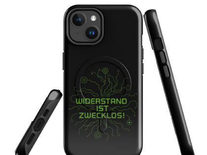 Widerstand ist zwecklos Hardcase iPhone®-Hülle mit MagSafe® – Accessoires – klamottn.de Widerstand ist zwecklos Hardcase iPhone®-Hülle mit MagSafe® – Accessoires – klamottn.de