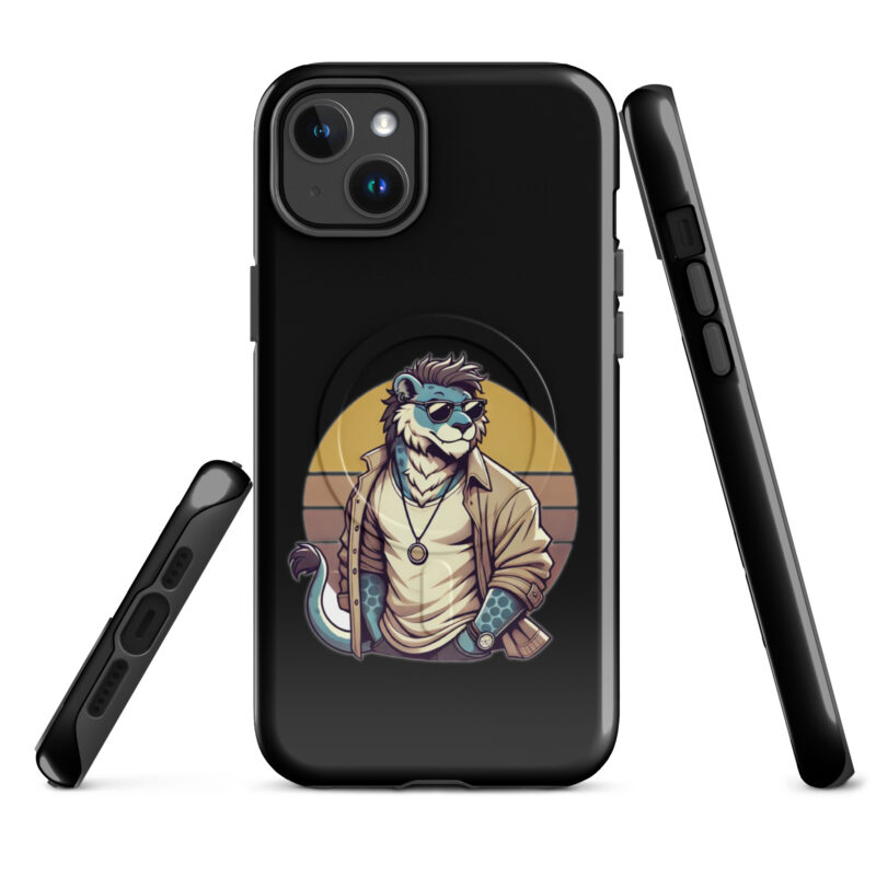 Retro-Leo im Streetstyle Hardcase iPhone®-Hülle mit MagSafe® – Accessoires – klamottn.de
