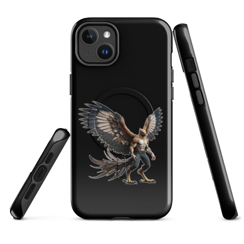 Majestätischer Greifen-Krieger Hardcase iPhone®-Hülle mit MagSafe® – Accessoires – klamottn.de