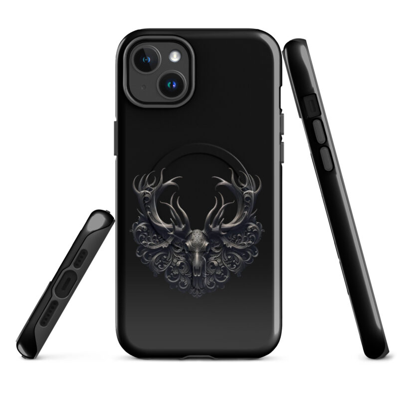 Mystischer Hirschschädel Hardcase iPhone®-Hülle mit MagSafe® – Accessoires – klamottn.de