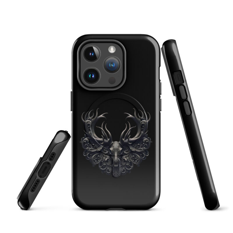 Mystischer Hirschschädel Hardcase iPhone®-Hülle mit MagSafe® – Accessoires – klamottn.de