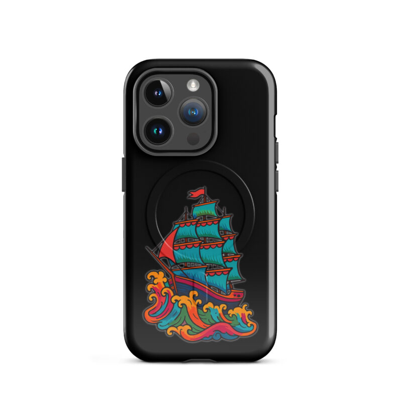 Wildes Piratenschiff Hardcase iPhone®-Hülle mit MagSafe® – Accessoires – klamottn.de