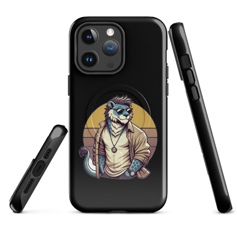 Retro-Leo im Streetstyle Hardcase iPhone®-Hülle mit MagSafe® – Accessoires – klamottn.de