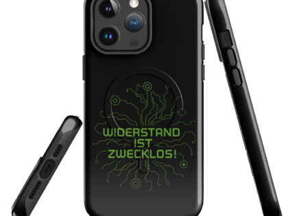 Widerstand ist zwecklos Hardcase iPhone®-Hülle mit MagSafe® – Accessoires – klamottn.de Widerstand ist zwecklos Hardcase iPhone®-Hülle mit MagSafe® – Accessoires – klamottn.de