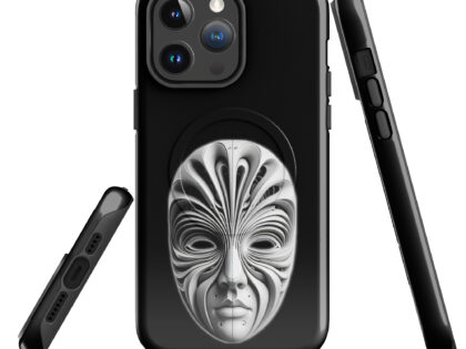 Futuristische Skulpturenmaske Hardcase iPhone®-Hülle mit MagSafe® – Accessoires – klamottn.de Futuristische Skulpturenmaske Hardcase iPhone®-Hülle mit MagSafe® – Accessoires – klamottn.de