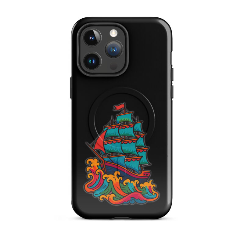 Wildes Piratenschiff Hardcase iPhone®-Hülle mit MagSafe® – Accessoires – klamottn.de