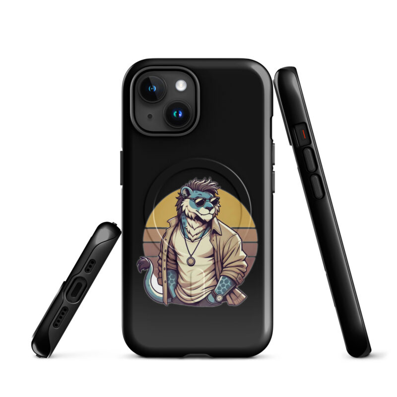 Retro-Leo im Streetstyle Hardcase iPhone®-Hülle mit MagSafe® – Accessoires – klamottn.de