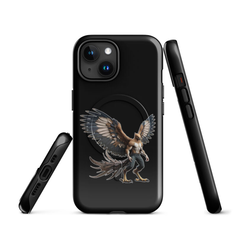 Majestätischer Greifen-Krieger Hardcase iPhone®-Hülle mit MagSafe® – Accessoires – klamottn.de