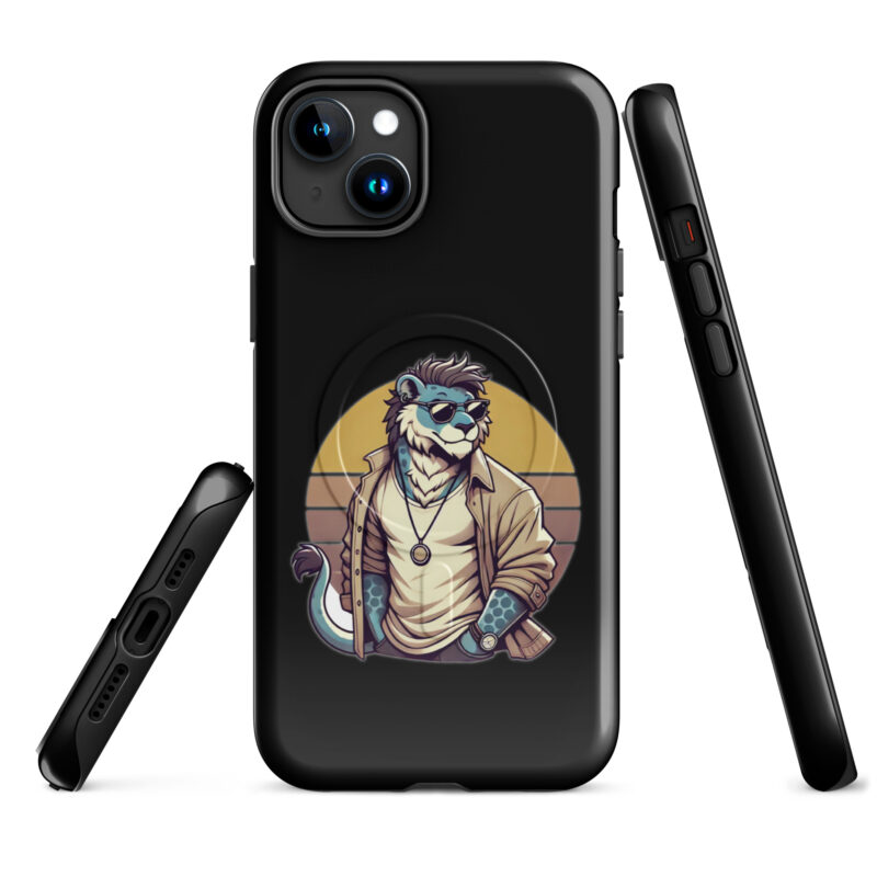 Retro-Leo im Streetstyle Hardcase iPhone®-Hülle mit MagSafe® – Accessoires – klamottn.de
