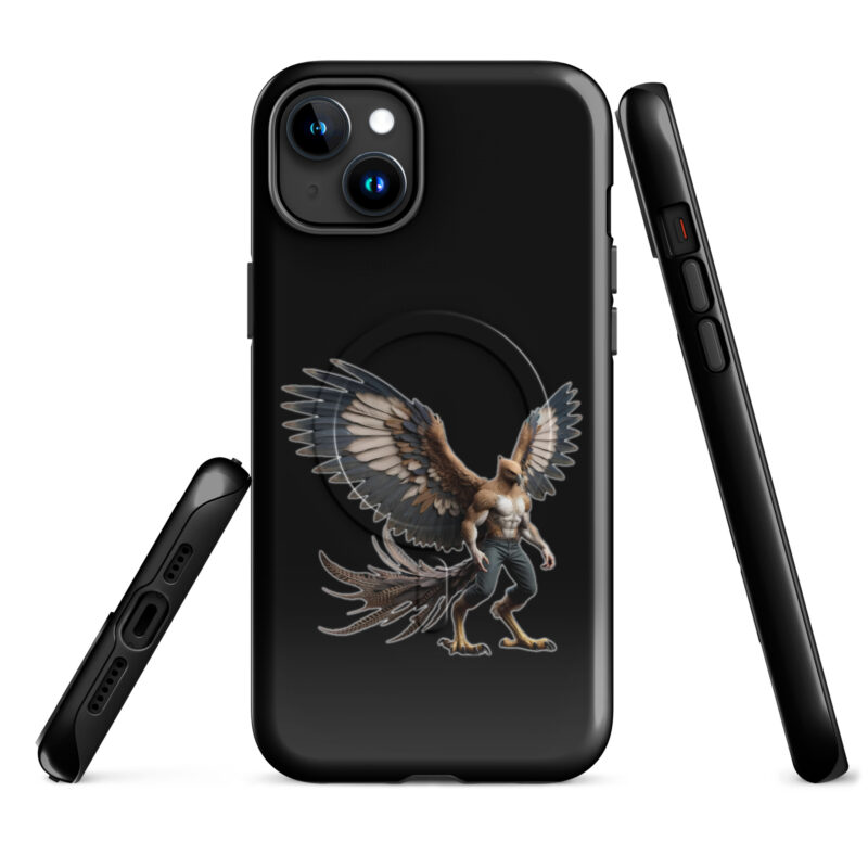 Majestätischer Greifen-Krieger Hardcase iPhone®-Hülle mit MagSafe® – Accessoires – klamottn.de