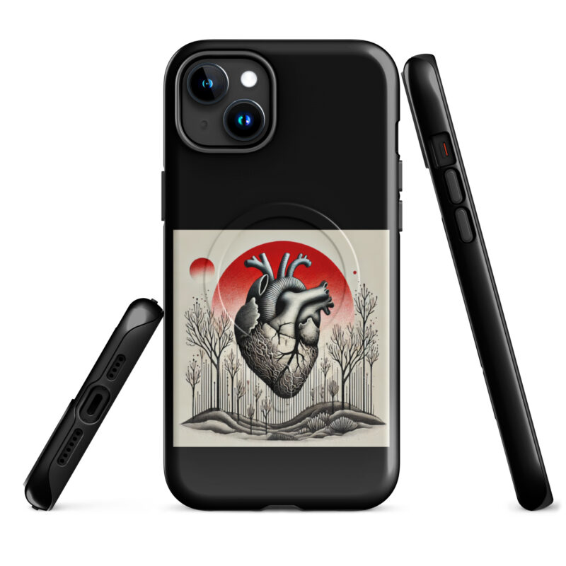 Herz im Schattenwald Hardcase iPhone®-Hülle mit MagSafe® – Accessoires – klamottn.de