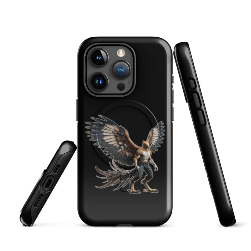 Majestätischer Greifen-Krieger Hardcase iPhone®-Hülle mit MagSafe® – Accessoires – klamottn.de