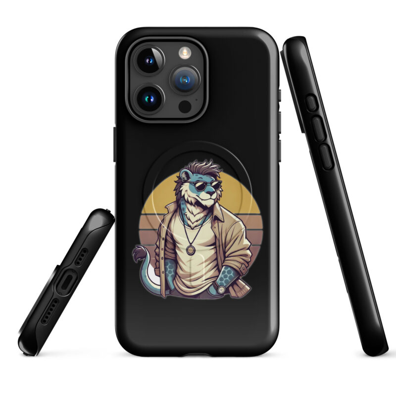 Retro-Leo im Streetstyle Hardcase iPhone®-Hülle mit MagSafe® – Accessoires – klamottn.de