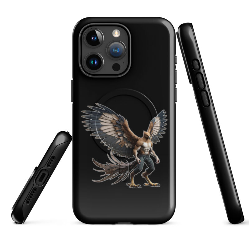 Majestätischer Greifen-Krieger Hardcase iPhone®-Hülle mit MagSafe® – Accessoires – klamottn.de