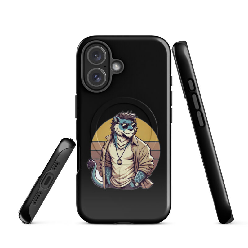 Retro-Leo im Streetstyle Hardcase iPhone®-Hülle mit MagSafe® – Accessoires – klamottn.de