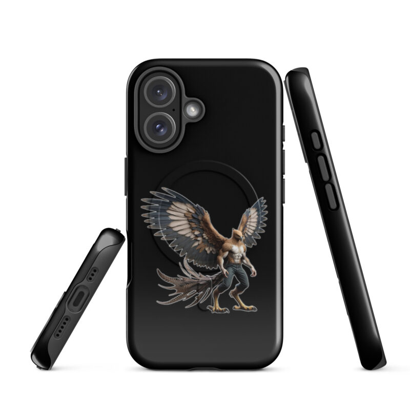 Majestätischer Greifen-Krieger Hardcase iPhone®-Hülle mit MagSafe® – Accessoires – klamottn.de