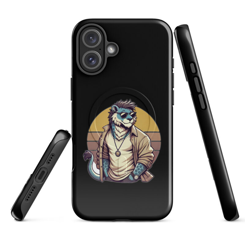Retro-Leo im Streetstyle Hardcase iPhone®-Hülle mit MagSafe® – Accessoires – klamottn.de