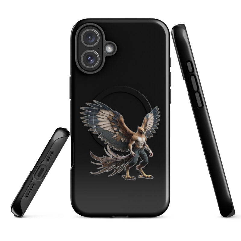 Majestätischer Greifen-Krieger Hardcase iPhone®-Hülle mit MagSafe® – Accessoires – klamottn.de