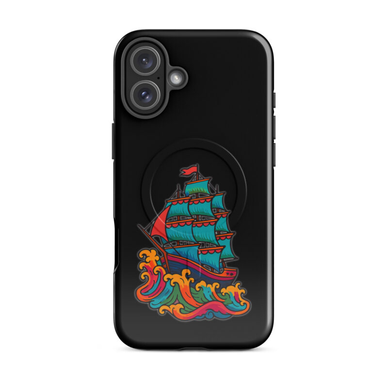 Wildes Piratenschiff Hardcase iPhone®-Hülle mit MagSafe® – Accessoires – klamottn.de