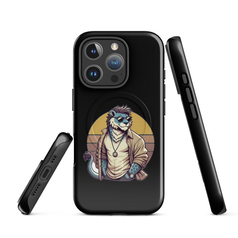 Retro-Leo im Streetstyle Hardcase iPhone®-Hülle mit MagSafe® – Accessoires – klamottn.de