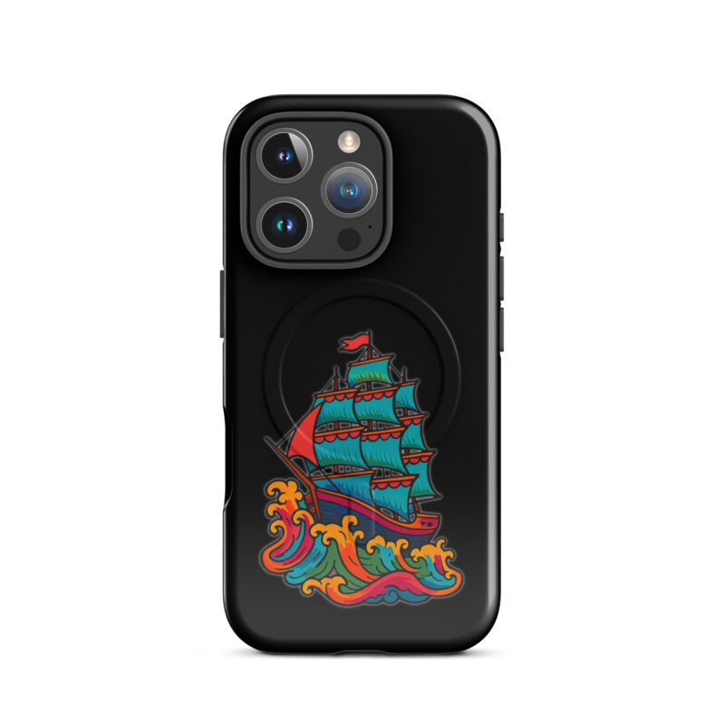 Wildes Piratenschiff Hardcase iPhone®-Hülle mit MagSafe® – Accessoires – klamottn.de