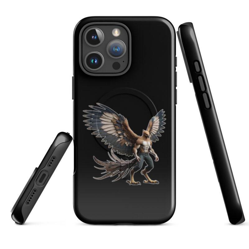 Majestätischer Greifen-Krieger Hardcase iPhone®-Hülle mit MagSafe® – Accessoires – klamottn.de