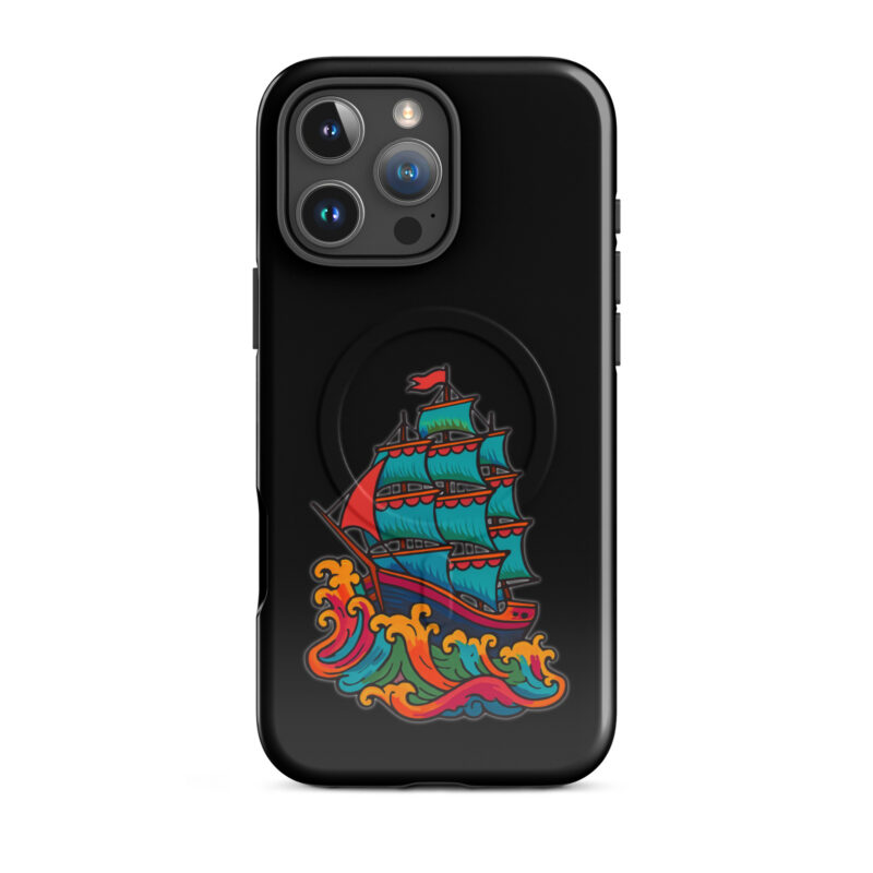 Wildes Piratenschiff Hardcase iPhone®-Hülle mit MagSafe® – Accessoires – klamottn.de