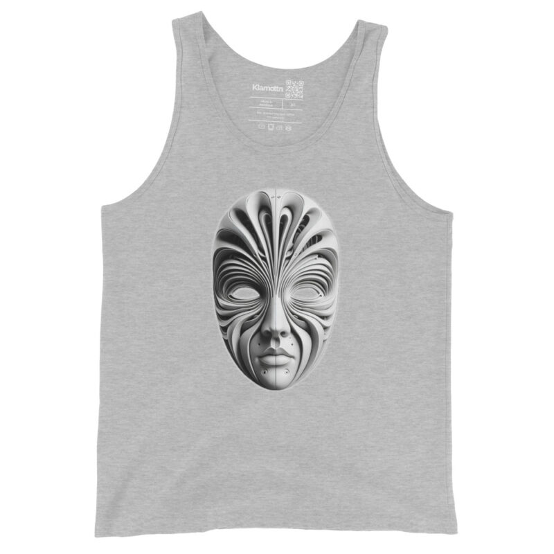 Futuristische Skulpturenmaske Unisex-Tank-Top – Tank Tops – klamottn.de