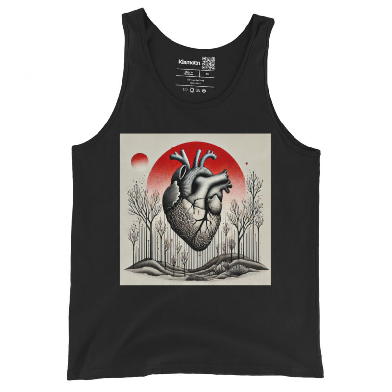 Herz im Schattenwald Unisex-Tank-Top – Tank Tops – klamottn.de
