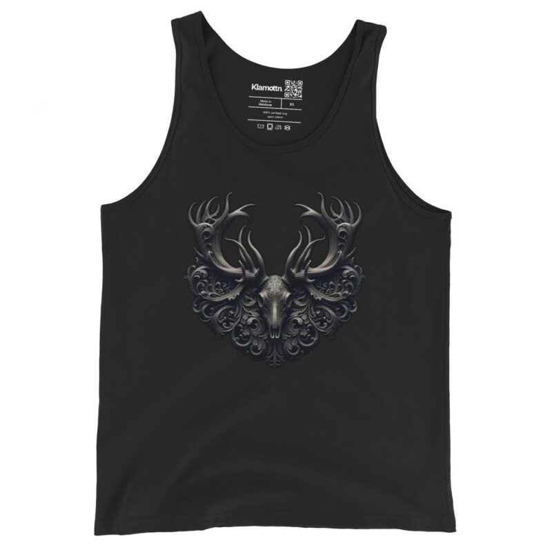 Mystischer Hirschschädel Unisex-Tank-Top – Tank Tops – klamottn.de