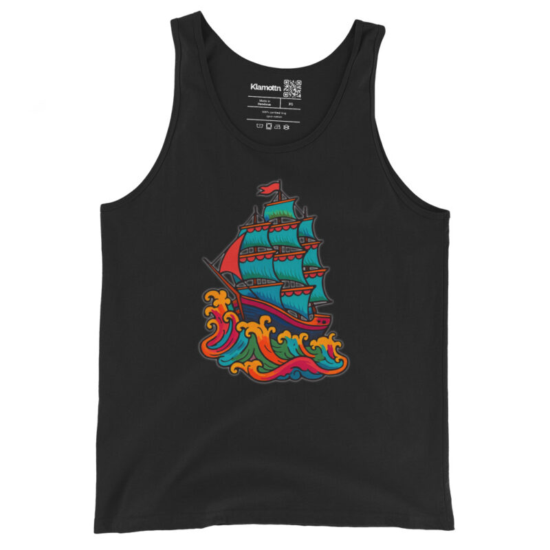 Wildes Piratenschiff Unisex-Tank-Top – Tank Tops – klamottn.de