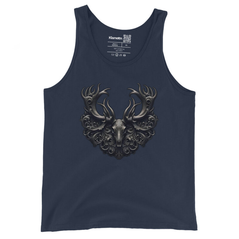 Mystischer Hirschschädel Unisex-Tank-Top – Tank Tops – klamottn.de