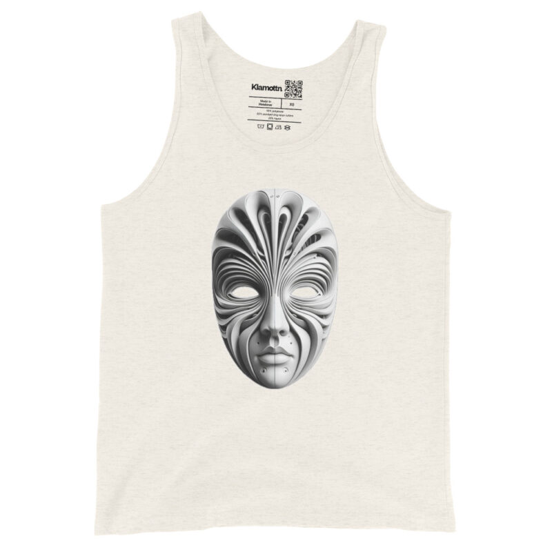 Futuristische Skulpturenmaske Unisex-Tank-Top – Tank Tops – klamottn.de