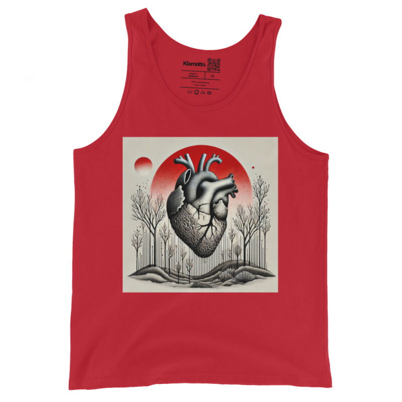 Herz im Schattenwald Unisex-Tank-Top – Tank Tops – klamottn.de