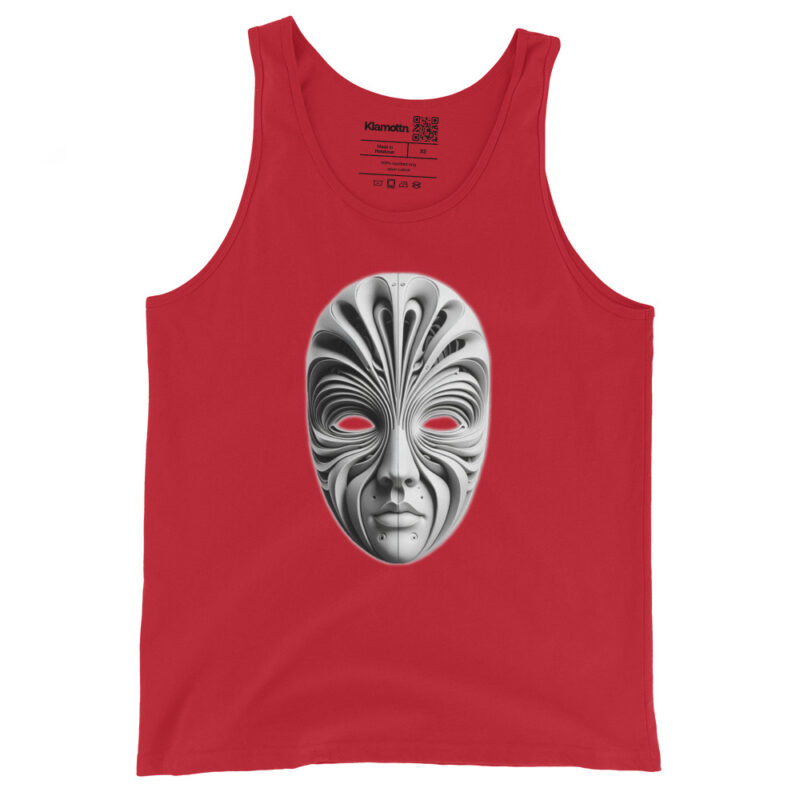 Futuristische Skulpturenmaske Unisex-Tank-Top – Tank Tops – klamottn.de
