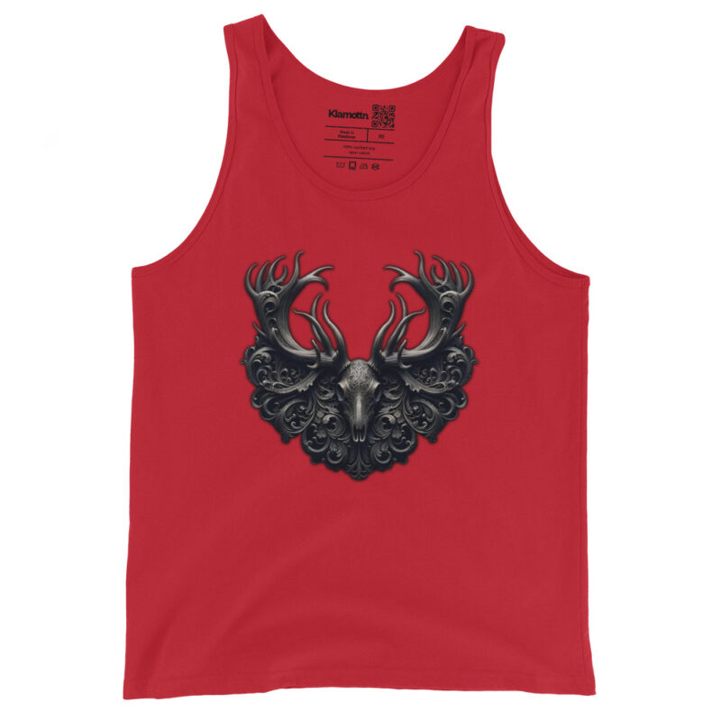 Mystischer Hirschschädel Unisex-Tank-Top – Tank Tops – klamottn.de