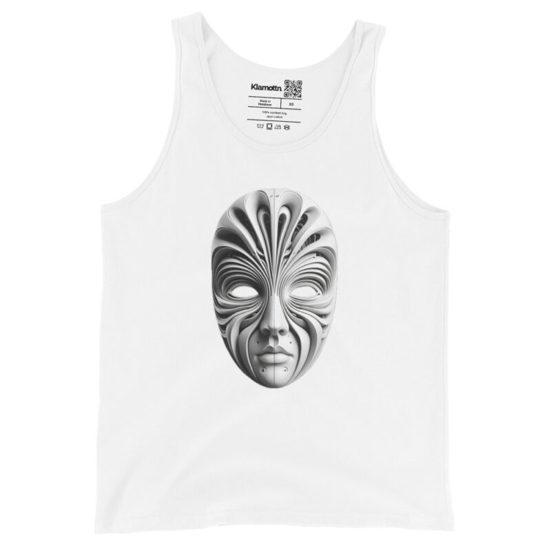 Futuristische Skulpturenmaske Unisex-Tank-Top – Tank Tops – klamottn.de