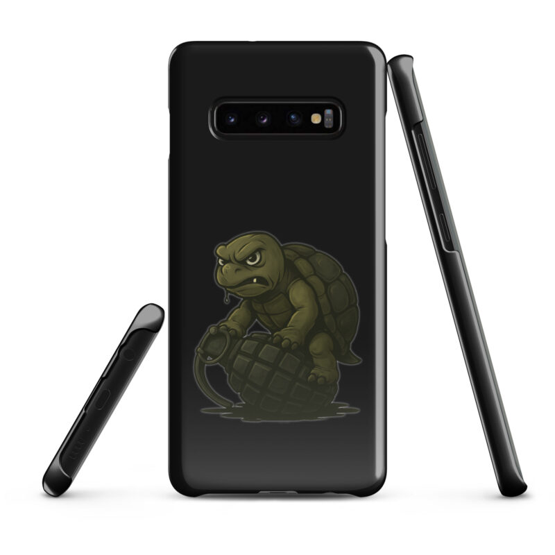 Wütende Schildkröte auf Granate Snapcase Samsung®-Hülle – Accessoires – klamottn.de