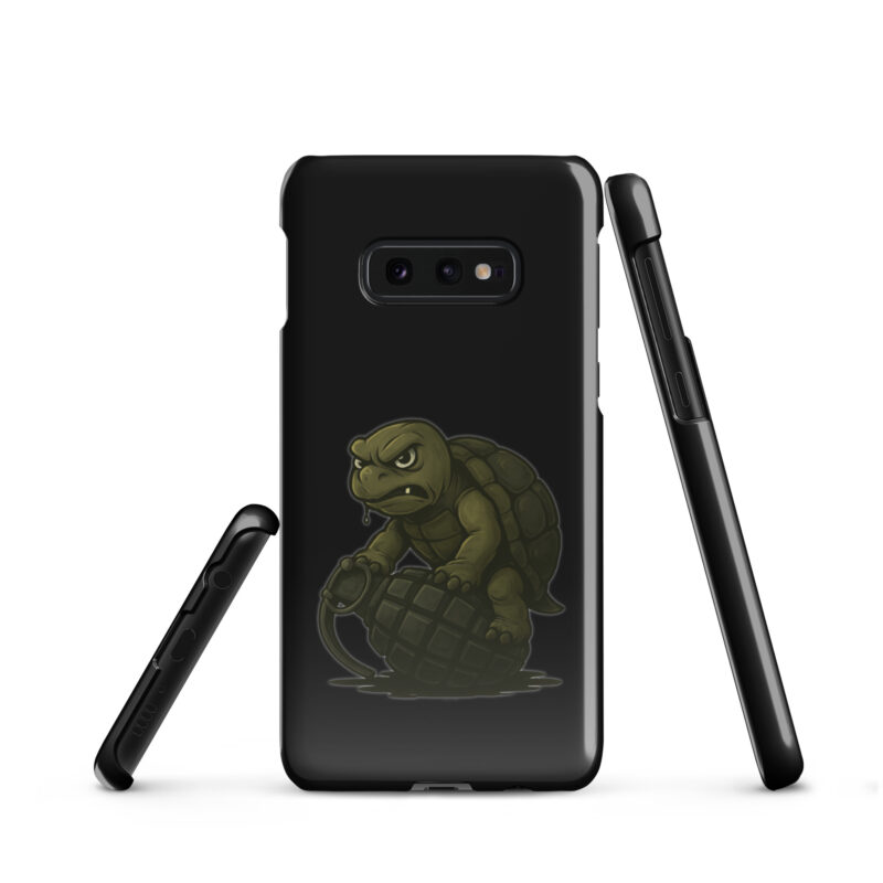 Wütende Schildkröte auf Granate Snapcase Samsung®-Hülle – Accessoires – klamottn.de