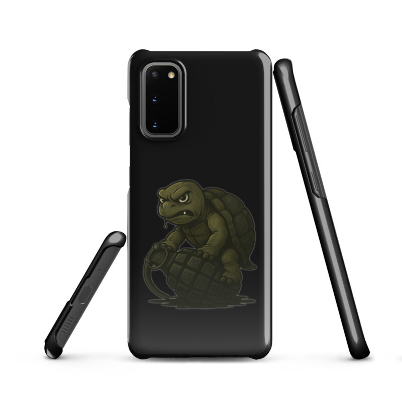 Wütende Schildkröte auf Granate Snapcase Samsung®-Hülle – Accessoires – klamottn.de