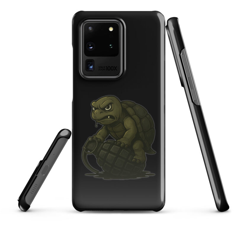 Wütende Schildkröte auf Granate Snapcase Samsung®-Hülle – Accessoires – klamottn.de