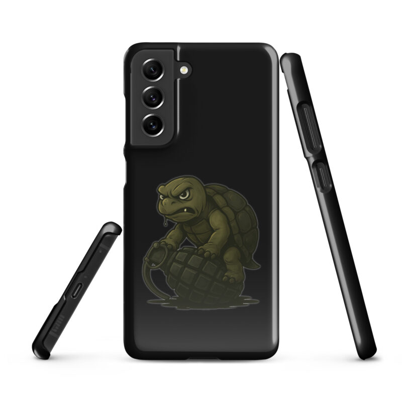 Wütende Schildkröte auf Granate Snapcase Samsung®-Hülle – Accessoires – klamottn.de