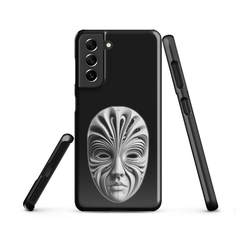 Futuristische Skulpturenmaske Snapcase Samsung®-Hülle – Accessoires – klamottn.de