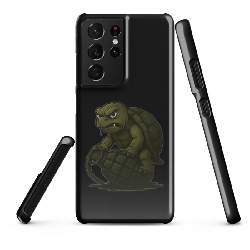 Wütende Schildkröte auf Granate Snapcase Samsung®-Hülle – Accessoires – klamottn.de